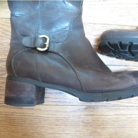 Naturalizer Tall Brown Genuine Leather Boots - Picture 10 of 16